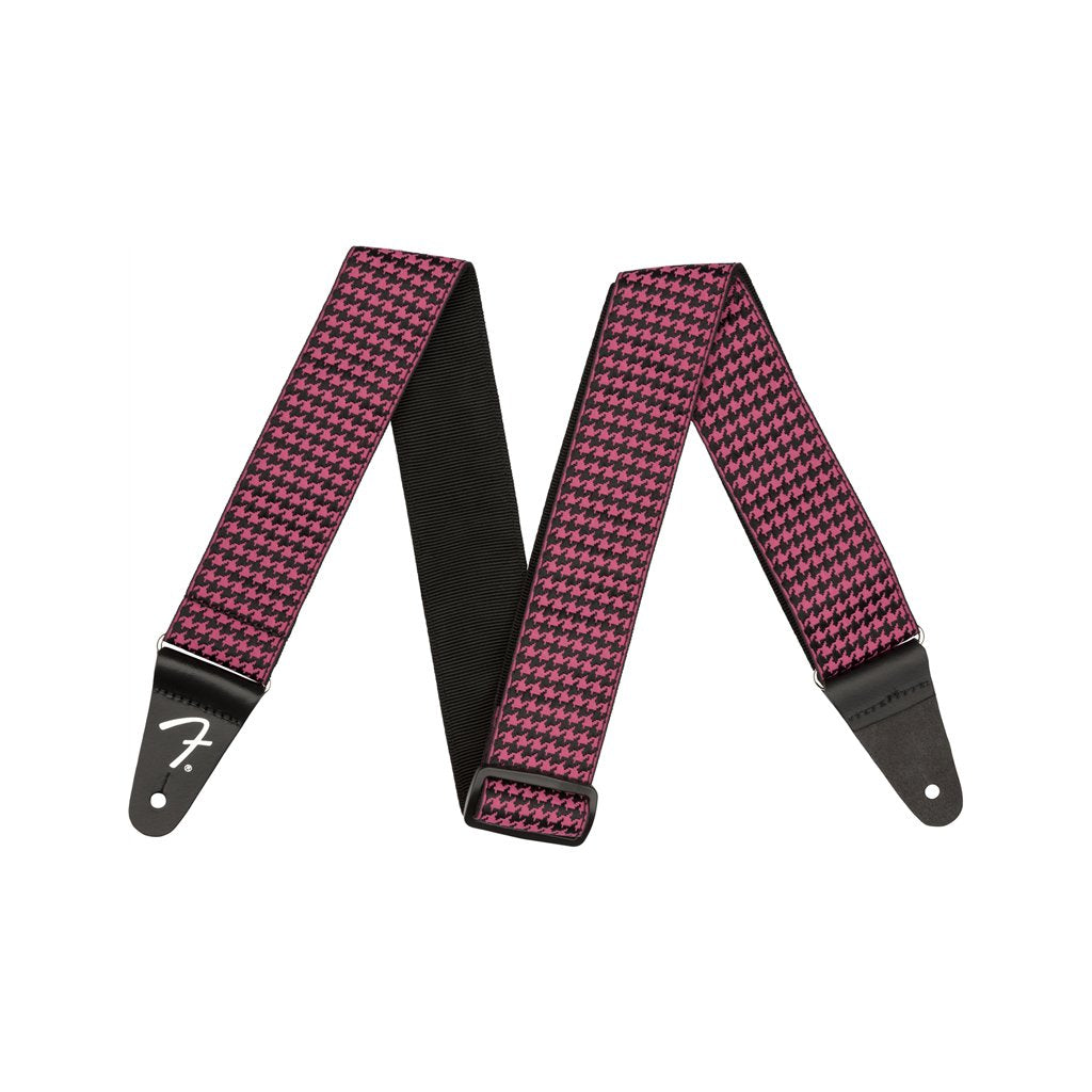 Fender Houndstooth Jacquard Guitar Strap, Pink, FENDER, STRAP, fender-straps-f03-099-0709-056, ZOSO MUSIC SDN BHD