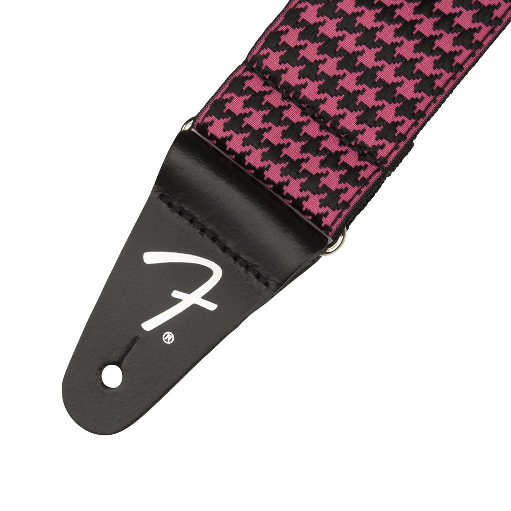 Fender Houndstooth Jacquard Guitar Strap, Pink, FENDER, STRAP, fender-straps-f03-099-0709-056, ZOSO MUSIC SDN BHD