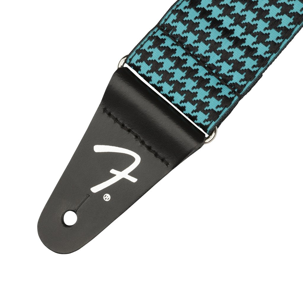 Fender Houndstooth Jacquard Guitar Strap, Teal, FENDER, STRAP, fender-straps-f03-099-0709-057, ZOSO MUSIC SDN BHD