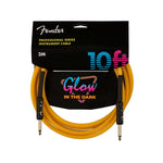 Fender 10 FT Professional Series Glow in the Dark Instrument Cable |  FENDER |  CABLES |  Zoso Music