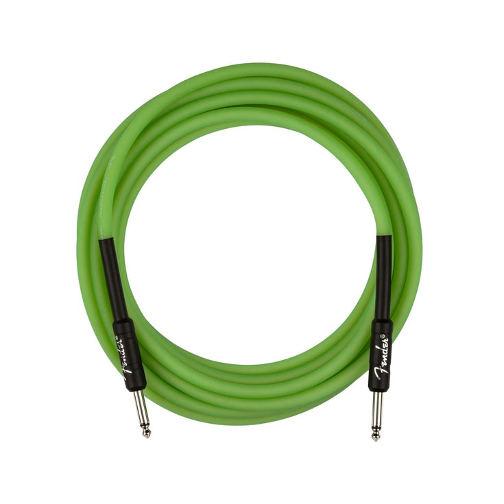 Fender 18.6 FT Professional Series Glow in the Dark Instrument Cable |  FENDER |  CABLES |  Zoso Music