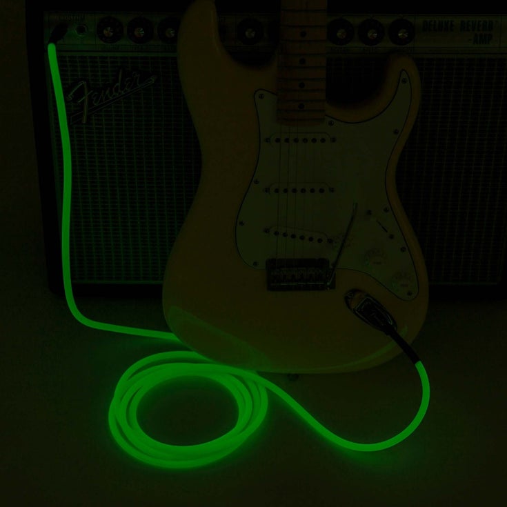 Fender 18.6 FT Professional Series Glow in the Dark Instrument Cable |  FENDER |  CABLES |  Zoso Music