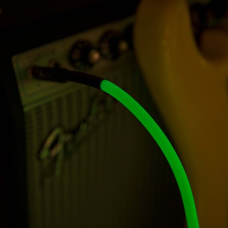 Fender 18.6 FT Professional Series Glow in the Dark Instrument Cable |  FENDER |  CABLES |  Zoso Music