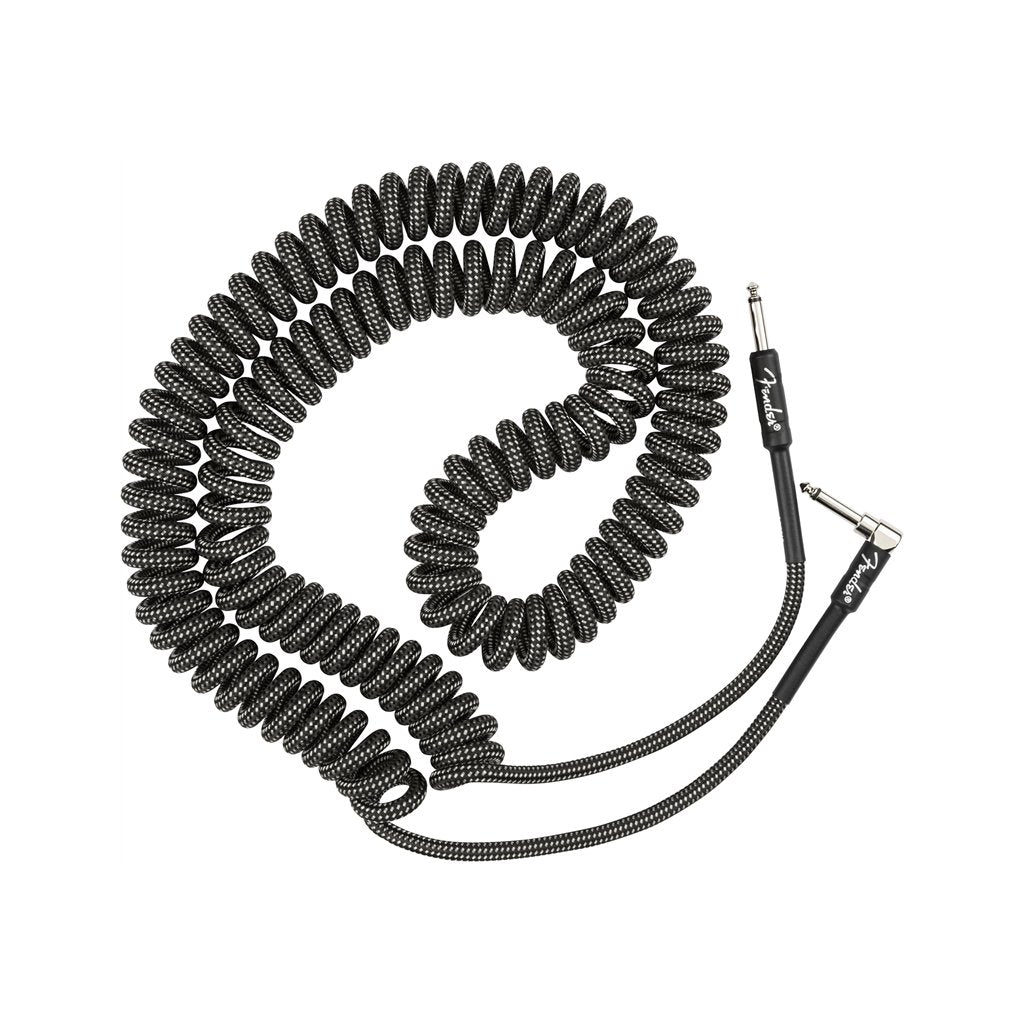 Fender Professional Coil Guitar Cable, Gray Tweed, 30ft, FENDER, CABLES, fender-cables-f03-099-0823-048, ZOSO MUSIC SDN BHD