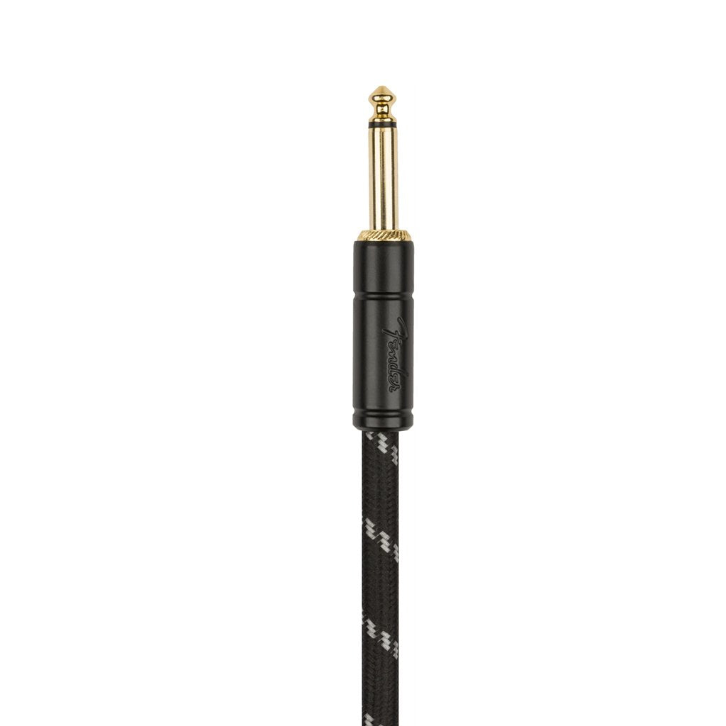 Fender Deluxe Coil Guitar Cable, Black Tweed, 30ft, FENDER, CABLES, fender-cables-f03-099-0823-060, ZOSO MUSIC SDN BHD