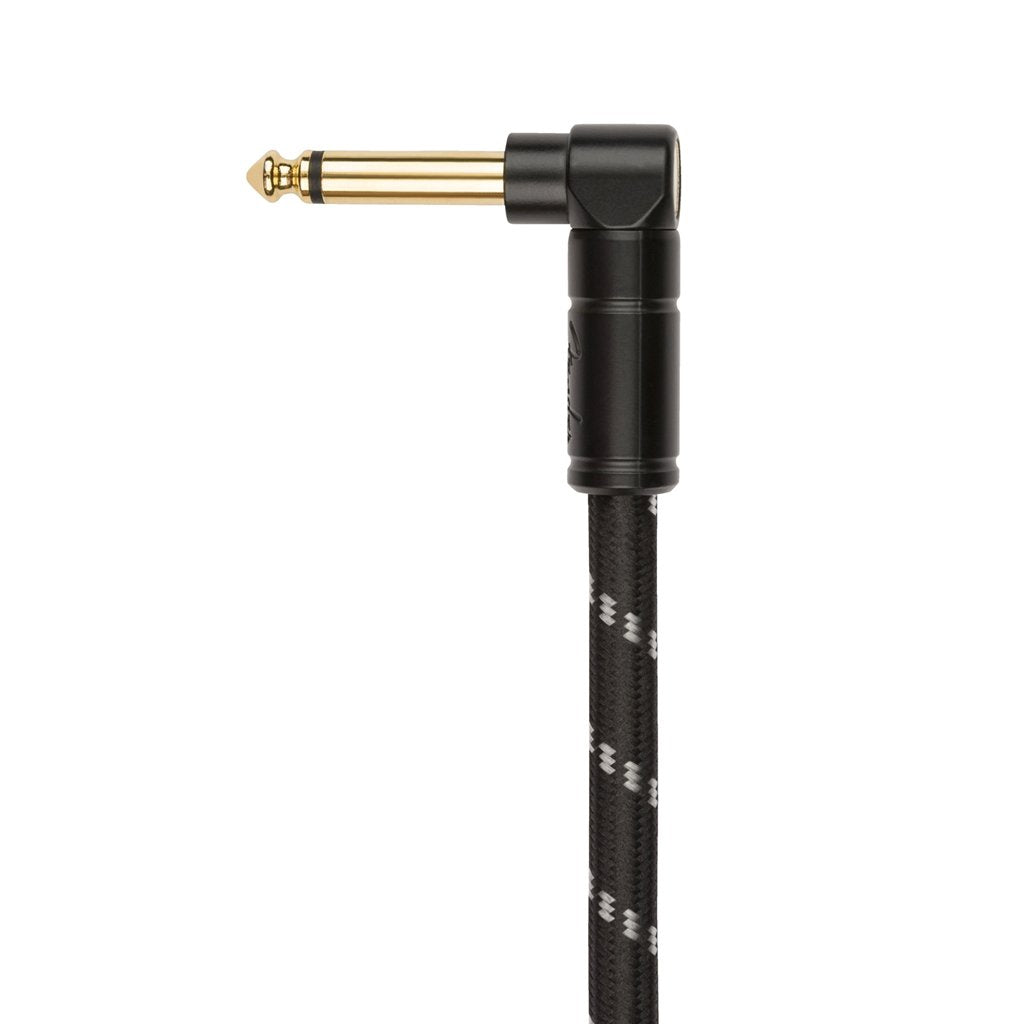 Fender Deluxe Coil Guitar Cable, Black Tweed, 30ft, FENDER, CABLES, fender-cables-f03-099-0823-060, ZOSO MUSIC SDN BHD