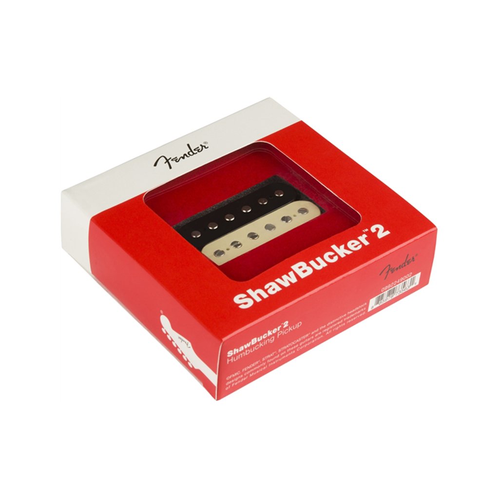 Fender Shawbucker 2 Humbucking Electric Guitar Pickup, Zebra, FENDER, PICKUPS & PARTS, fender-pickups-parts-f03-099-2249-002, ZOSO MUSIC SDN BHD