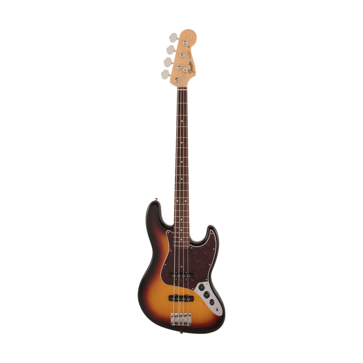 Fender Japan Traditional II 60s Jazz Bass Guitar, RW FB, 3-Tone Sunburst |  FENDER |  BASS GUITAR |  Zoso Music