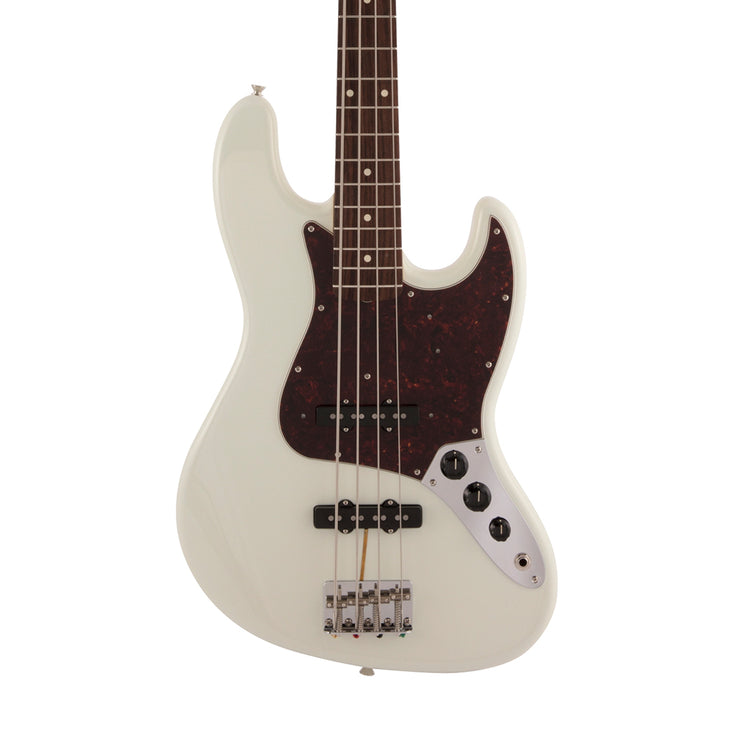 Fender Japan Heritage 60s Jazz Bass Guitar, RW FB, Olympic White |  FENDER |  BASS GUITAR |  Zoso Music