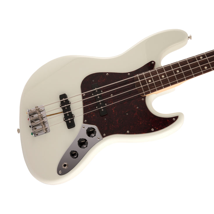Fender Japan Heritage 60s Jazz Bass Guitar, RW FB, Olympic White |  FENDER |  BASS GUITAR |  Zoso Music