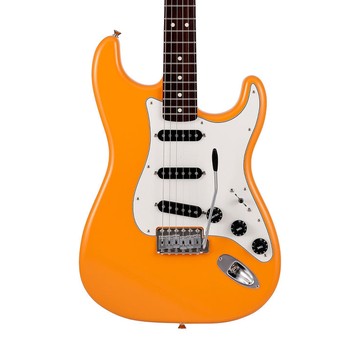 Fender Japan Limited International Color Stratocaster Electric Guitar, RW FB, Capri Orange |  FENDER |  ELECTRIC GUITAR |  Zoso Music