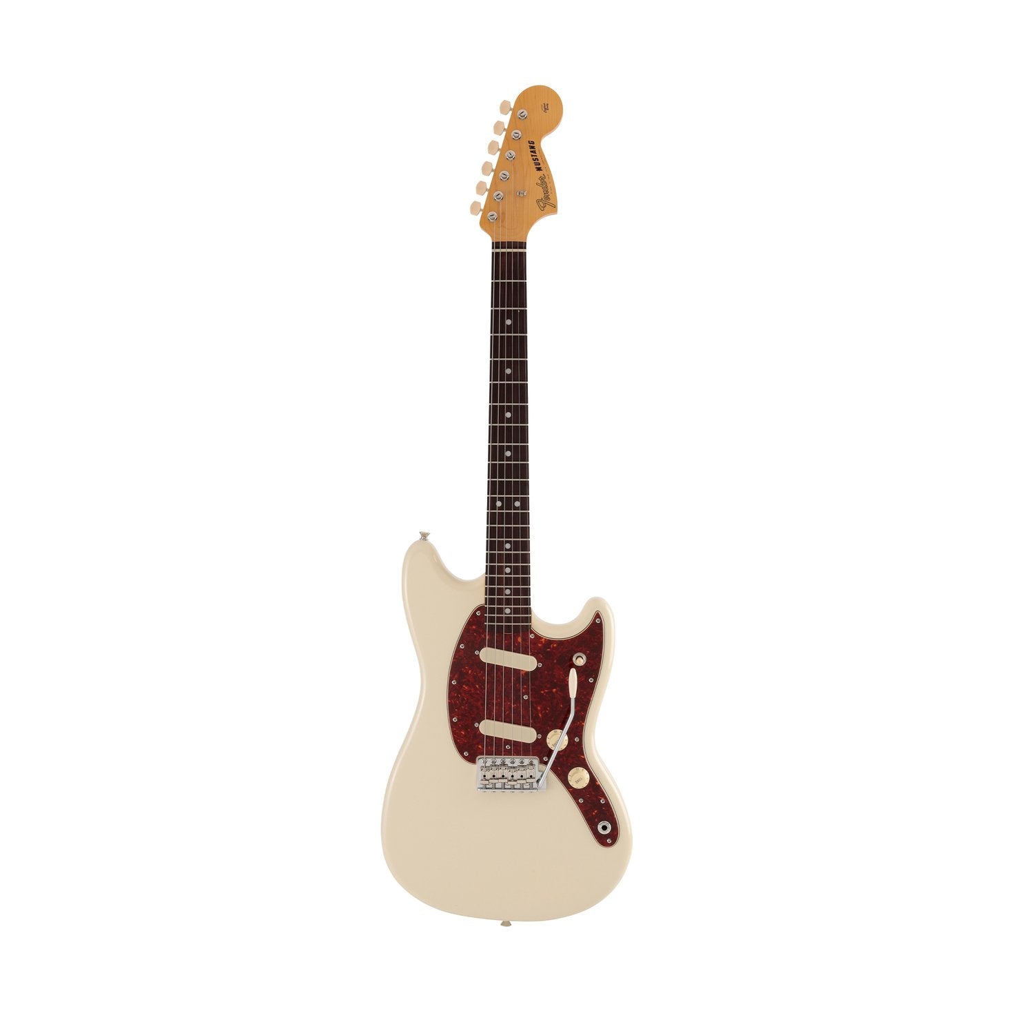 Fender Japan CHAR Signature Mustang Electric Guitar, RW FB, Olympic White, FENDER, ELECTRIC GUITAR, fender-electric-guitar-f03-565-2600-305, ZOSO MUSIC SDN BHD