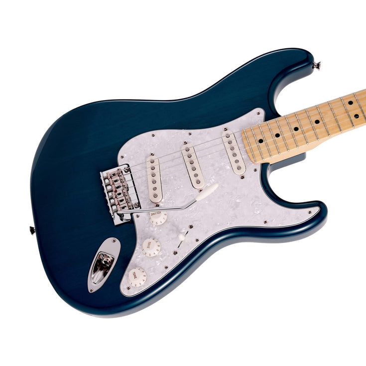 Fender Japan Hybrid II Stratocaster Electric Guitar, Maple FB, Indigo Transparent |  FENDER |  ELECTRIC GUITAR |  Zoso Music