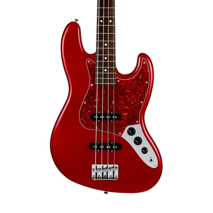 Fender Japan Hybrid II Jazz Bass Guitar, RW FB, Candy Apple Red |  FENDER |  BASS GUITAR |  Zoso Music