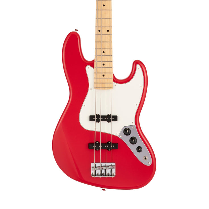 Fender Japan Hybrid II Jazz Bass Guitar, Maple FB, Modena Red |  FENDER |  BASS GUITAR |  Zoso Music