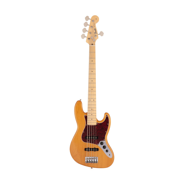 Fender Japan Hybrid II Jazz Bass V Guitar, Maple FB, Vintage Natural |  FENDER |  BASS GUITAR |  Zoso Music