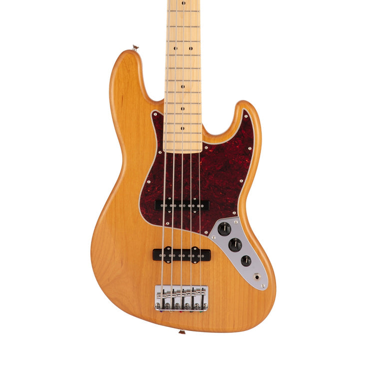Fender Japan Hybrid II Jazz Bass V Guitar, Maple FB, Vintage Natural |  FENDER |  BASS GUITAR |  Zoso Music