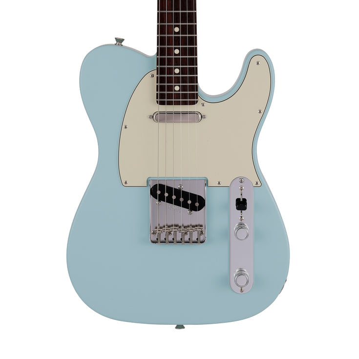 Fender Japan Junior Collection Telecaster Electric Guitar, RW FB, Satin Daphne Blue |  FENDER |  ELECTRIC GUITAR |  Zoso Music