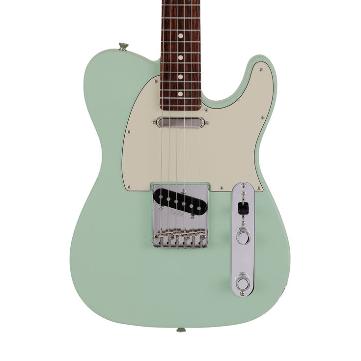 Fender Japan Junior Collection Telecaster Electric Guitar, RW FB, Satin Surf Green |  FENDER |  ELECTRIC GUITAR |  Zoso Music