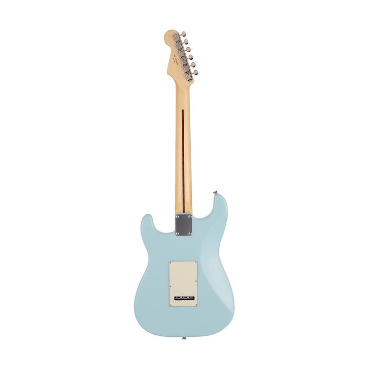 Fender Japan Junior Collection Stratocaster Electric Guitar, RW FB, Satin Daphne Blue |  FENDER |  ELECTRIC GUITAR |  Zoso Music
