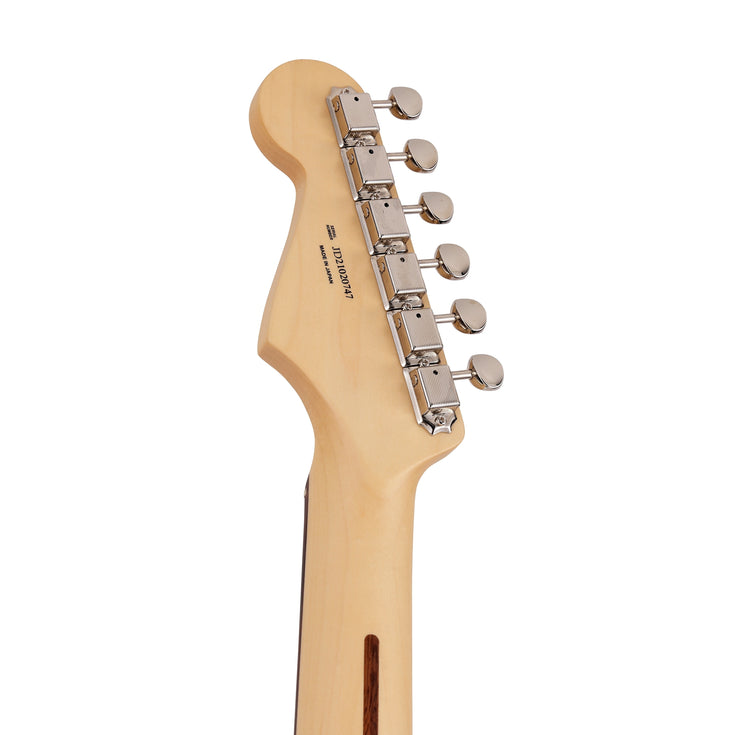 Fender Japan Junior Collection Stratocaster Electric Guitar, RW FB, Satin Daphne Blue |  FENDER |  ELECTRIC GUITAR |  Zoso Music
