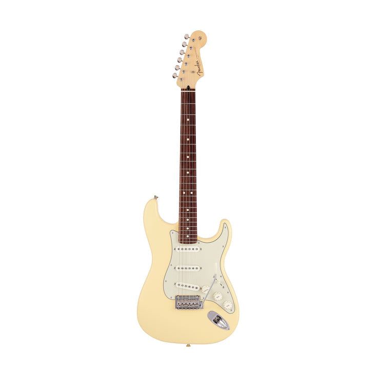Fender Japan Junior Collection Stratocaster Electric Guitar, RW FB, Satin Vintage White |  FENDER |  ELECTRIC GUITAR |  Zoso Music