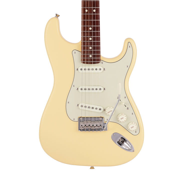 Fender Japan Junior Collection Stratocaster Electric Guitar, RW FB, Satin Vintage White |  FENDER |  ELECTRIC GUITAR |  Zoso Music