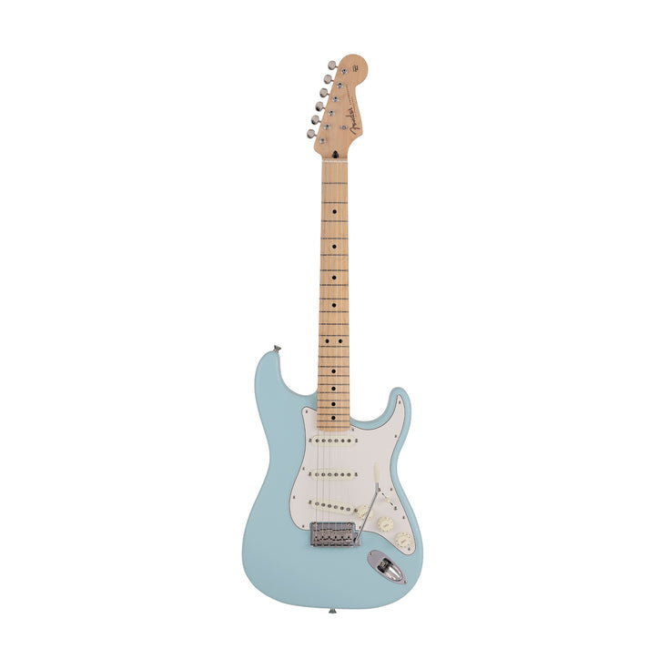 Fender Japan Junior Collection Stratocaster Electric Guitar, Maple FB, Satin Daphne Blue |  FENDER |  ELECTRIC GUITAR |  Zoso Music