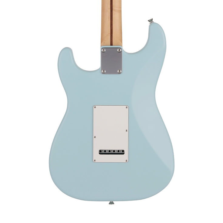 Fender Japan Junior Collection Stratocaster Electric Guitar, Maple FB, Satin Daphne Blue |  FENDER |  ELECTRIC GUITAR |  Zoso Music