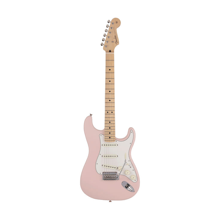 Fender Japan Junior Collection Stratocaster Electric Guitar, Maple FB, Satin Shell Pink |  FENDER |  ELECTRIC GUITAR |  Zoso Music