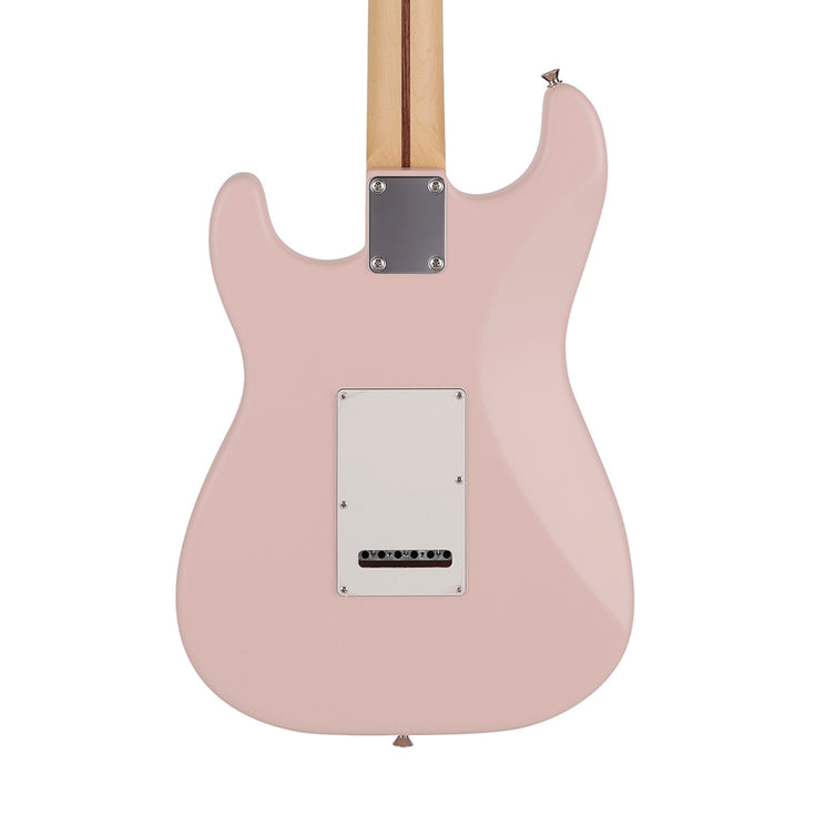 Fender Japan Junior Collection Stratocaster Electric Guitar, Maple FB, Satin Shell Pink |  FENDER |  ELECTRIC GUITAR |  Zoso Music