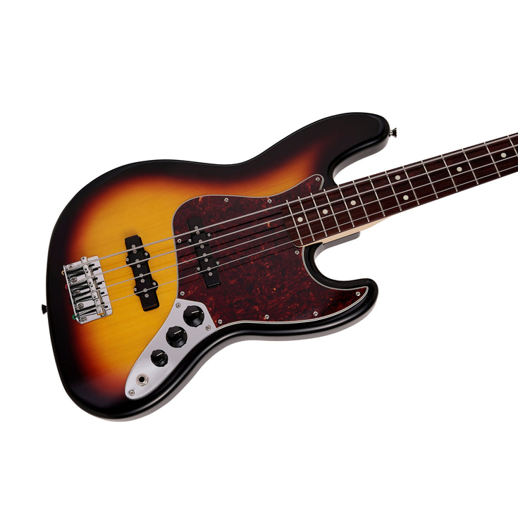 Fender Japan Junior Collection Jazz Bass Guitar, RW FB, 3-Color Sunburst |  FENDER |  BASS GUITAR |  Zoso Music