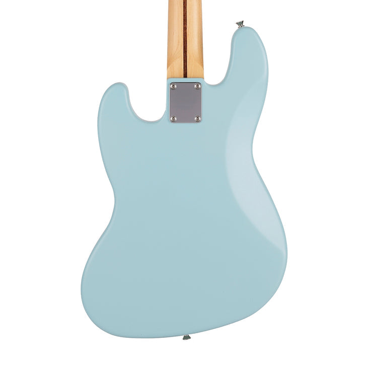 Fender Japan Junior Collection Jazz Bass Guitar, RW FB, Satin Daphne Blue |  FENDER |  BASS GUITAR |  Zoso Music