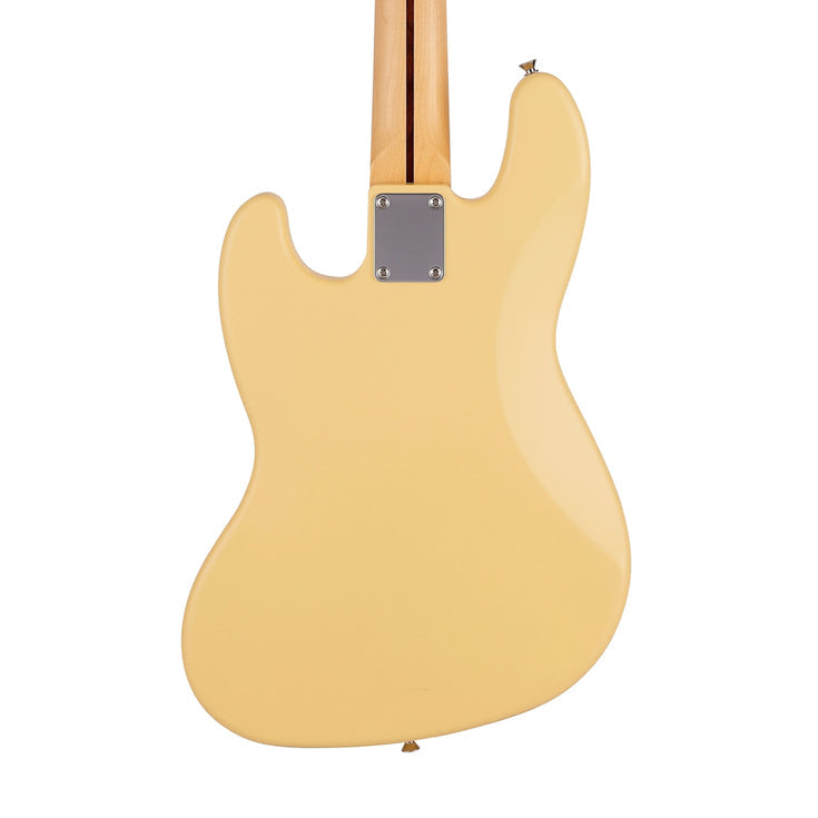 Fender Japan Junior Collection Jazz Bass Guitar, RW FB, Satin Vintage White |  FENDER |  BASS GUITAR |  Zoso Music