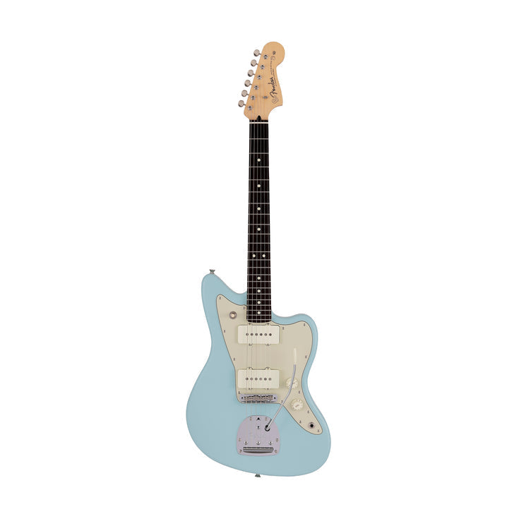 Fender Japan Junior Collection Jazzmaster Electric Guitar, RW FB, Satin Daphne Blue |  FENDER |  ELECTRIC GUITAR |  Zoso Music