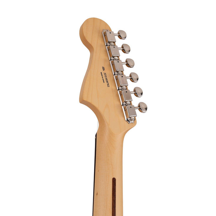 Fender Japan Junior Collection Jazzmaster Electric Guitar, RW FB, Satin Daphne Blue |  FENDER |  ELECTRIC GUITAR |  Zoso Music