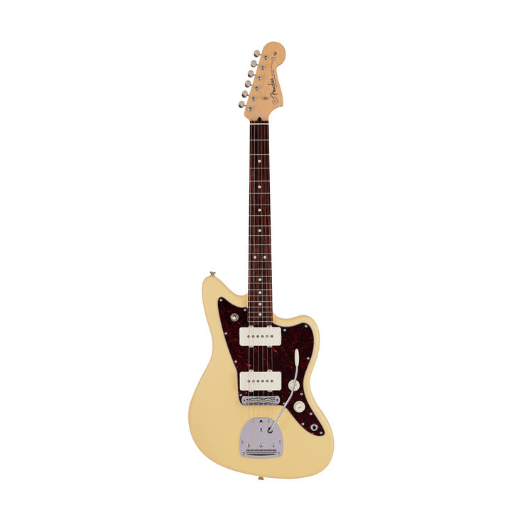 Fender Japan Junior Collection Jazzmaster Electric Guitar, RW FB, Satin Vintage White |  FENDER |  ELECTRIC GUITAR |  Zoso Music