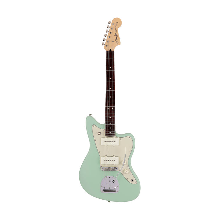 Fender Japan Junior Collection Jazzmaster Electric Guitar, RW FB, Satin Surf Green |  FENDER |  ELECTRIC GUITAR |  Zoso Music