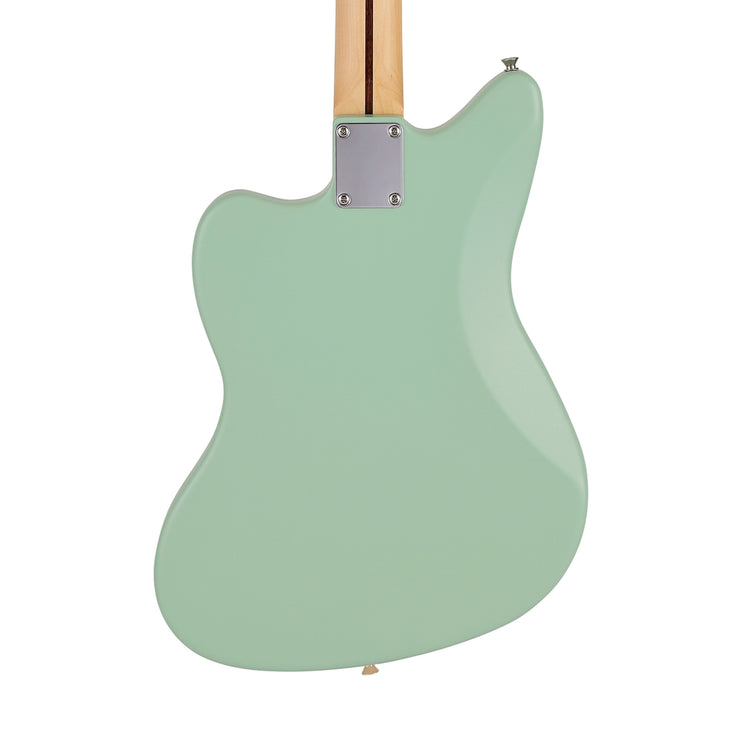 Fender Japan Junior Collection Jazzmaster Electric Guitar, RW FB, Satin Surf Green |  FENDER |  ELECTRIC GUITAR |  Zoso Music