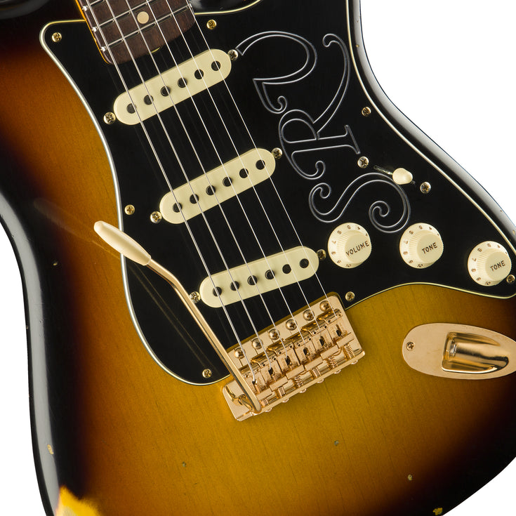 Fender Custom Shop Stevie Ray Vaughan Signature Stratocaster Relic Guitar, 3-Tone Sunburst
