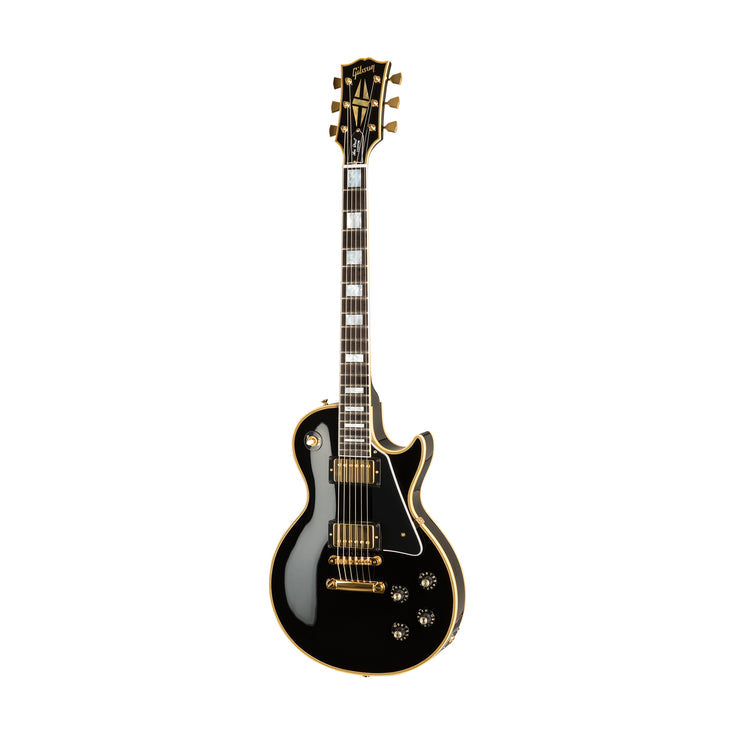 Gibson 1968 Les Paul Custom Reissue Gloss Electric Guitar, Ebony
