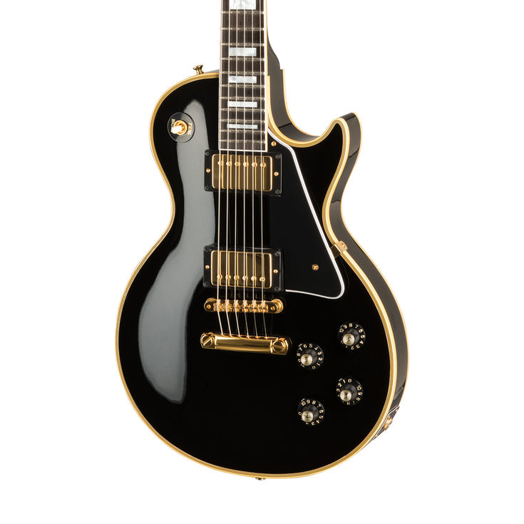 Gibson 1968 Les Paul Custom Reissue Gloss Electric Guitar, Ebony