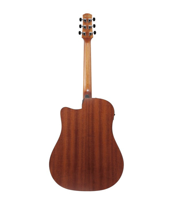 Ibanez AAD50CE-LBS Advanced Acoustic Series Acoustic Electric Guitar, Light Brown Sunburst Low Gloss