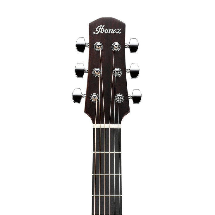 Ibanez AAD50CE-TCB Advanced Acoustic Series Acoustic Electric Guitar, Transparent Charcoal Burst Low Gloss