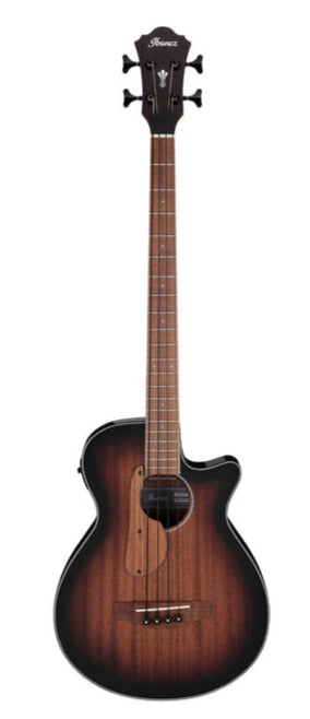Ibanez Aegb24e Aeg Acoustic-electric Bass Guitar, Mahogany Sunburst High Gloss