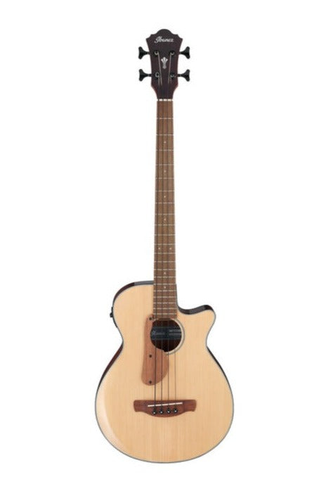 Ibanez AEGB30E-NTG AEG Series Acoustic Electric Bass, Natural High Gloss