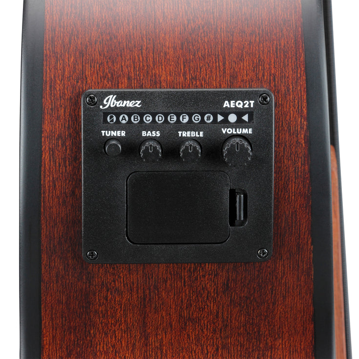 Ibanez AEGB30E-NTG AEG Series Acoustic Electric Bass, Natural High Gloss