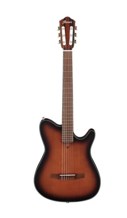 Ibanez FRH10N-BSF Classical Guitar, Brown Sunburst Flat
