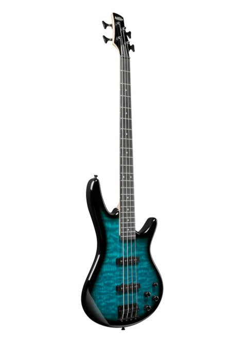 Ibanez Gsr280qa-tms Electric Bass Guitar,transparent Marine Sunburst