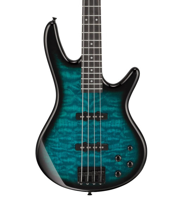 Ibanez Gsr280qa-tms Electric Bass Guitar,transparent Marine Sunburst